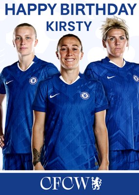Chelsea FC Birthday Card