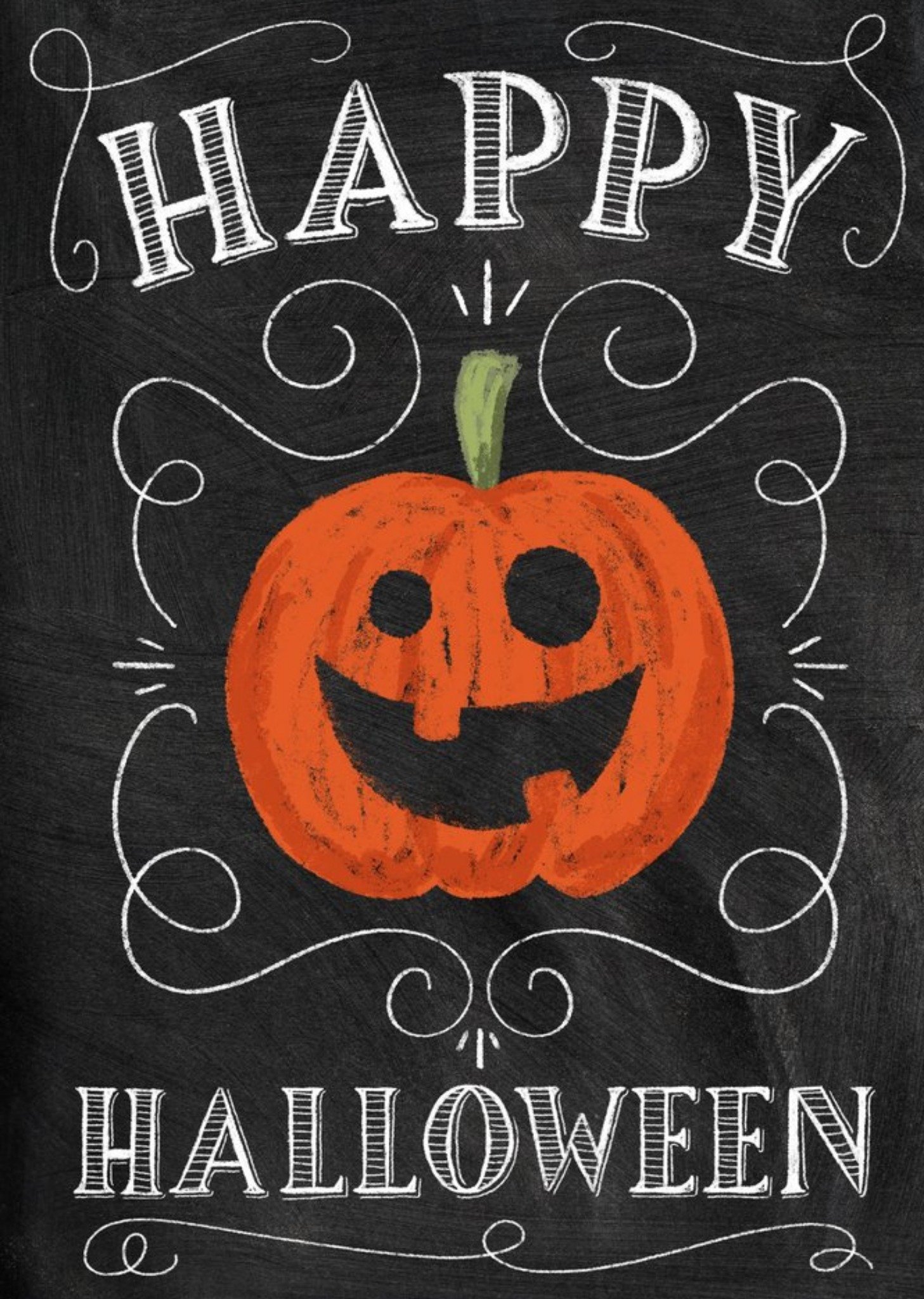 Moonpig Smiling Jack-O-Lantern Halloween Card