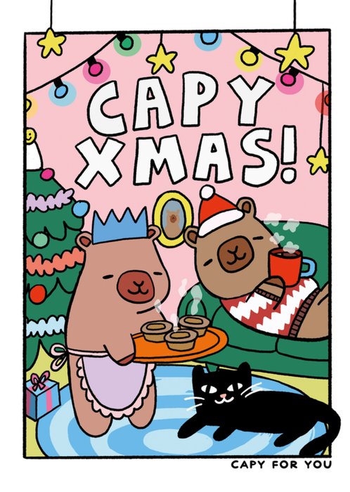 Capy Xmas Card