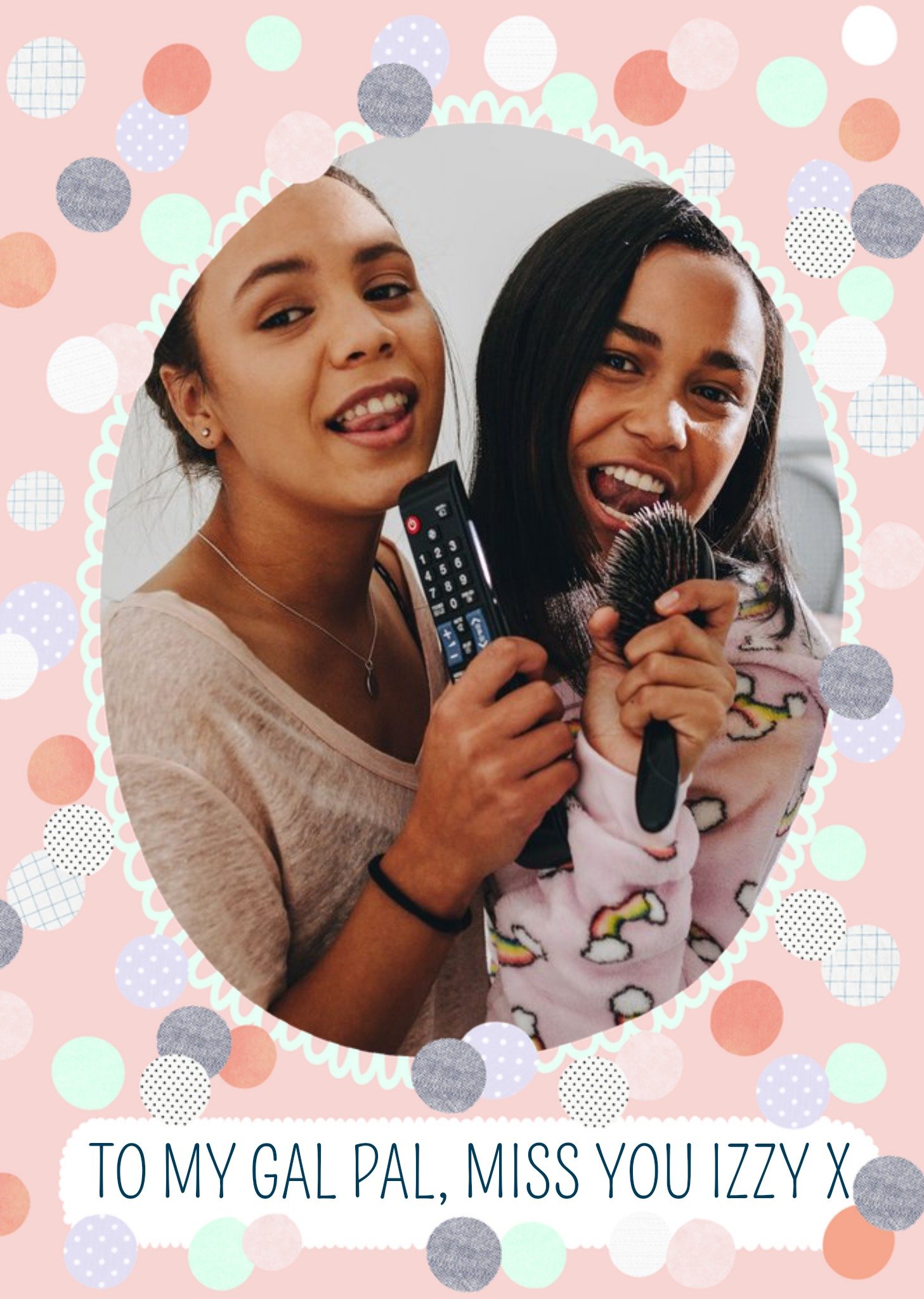 Moonpig Palentines Galentines Miss You Gal Pal Valentines Day Photo Upload Card