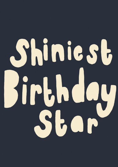 Shiniest Birthday Star Card