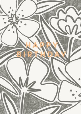 Chloe Turner Floral Birthday Card