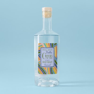 Personalised Birthday Vodka 70cl
