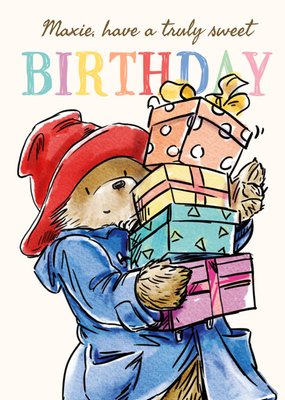 Paddington Bear Birthday Card