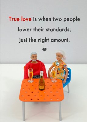 Funny Dolls Funny True Love Standards Card