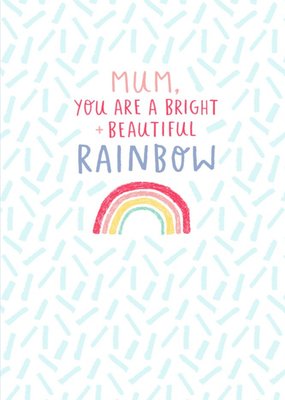 Mother's Day Card - Mum - rainbow