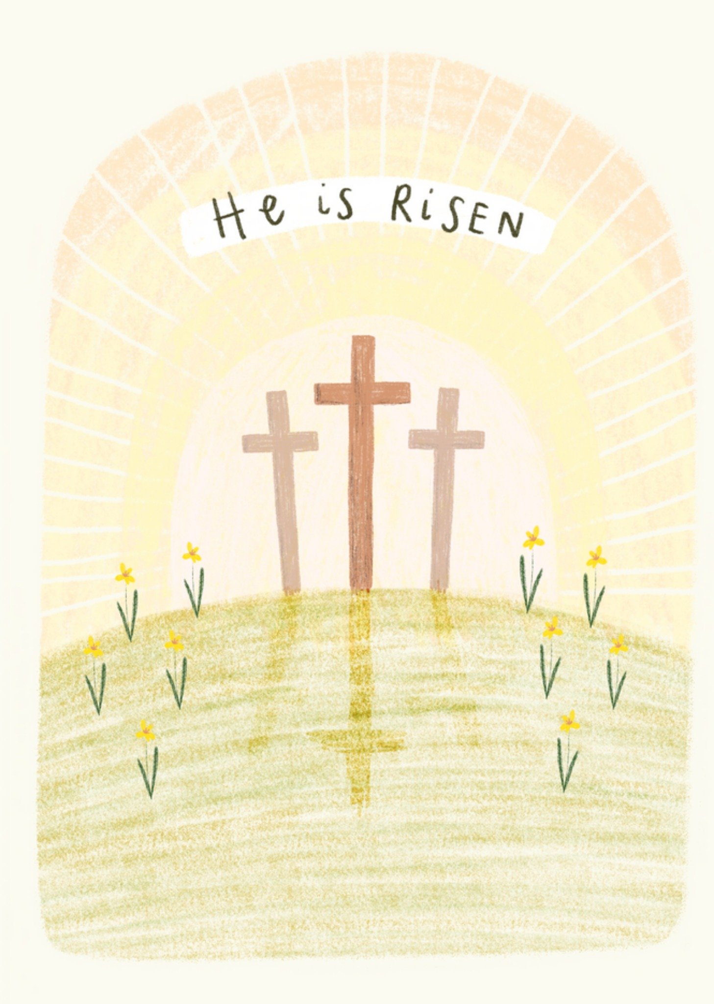 Moonpig He Is Risen Easter Card Ecard