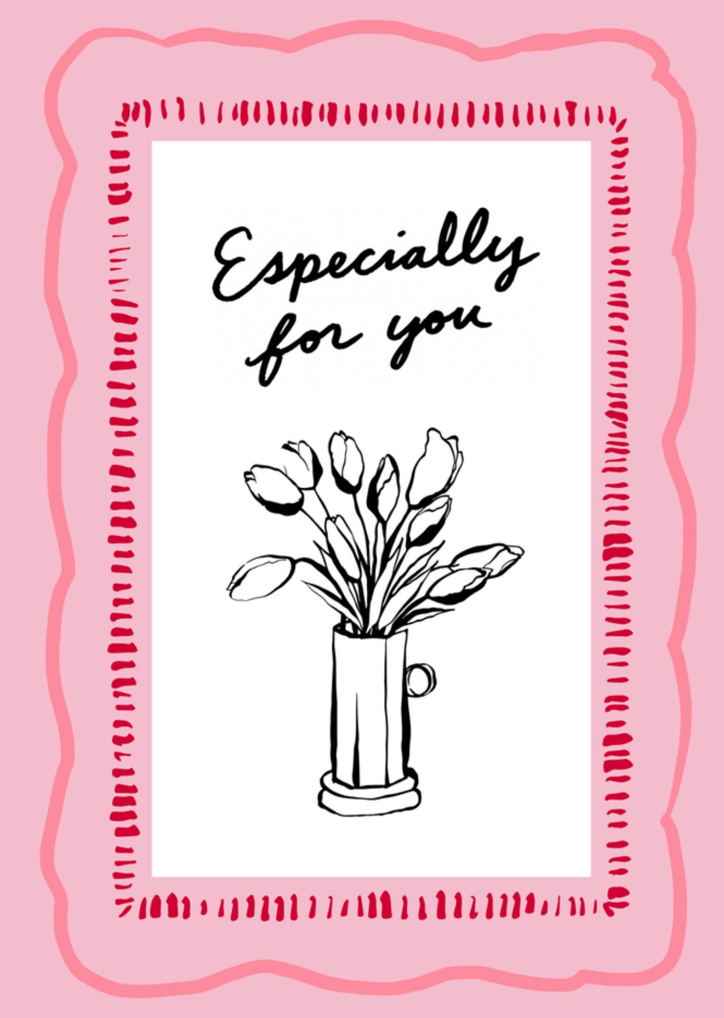 Moonpig Especially For You Floral Illustrated Card