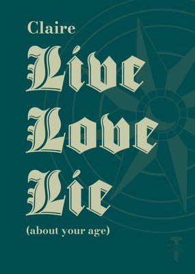 The Traitors Live Love Lie Birthday Card