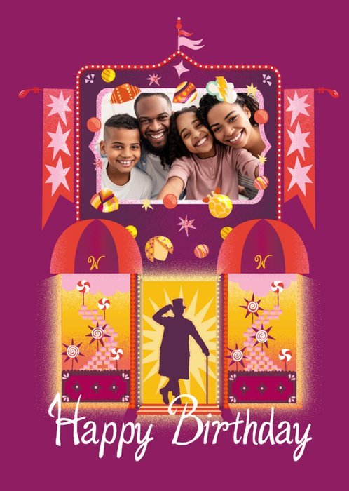 Wonka Photo Upload Birthday Card