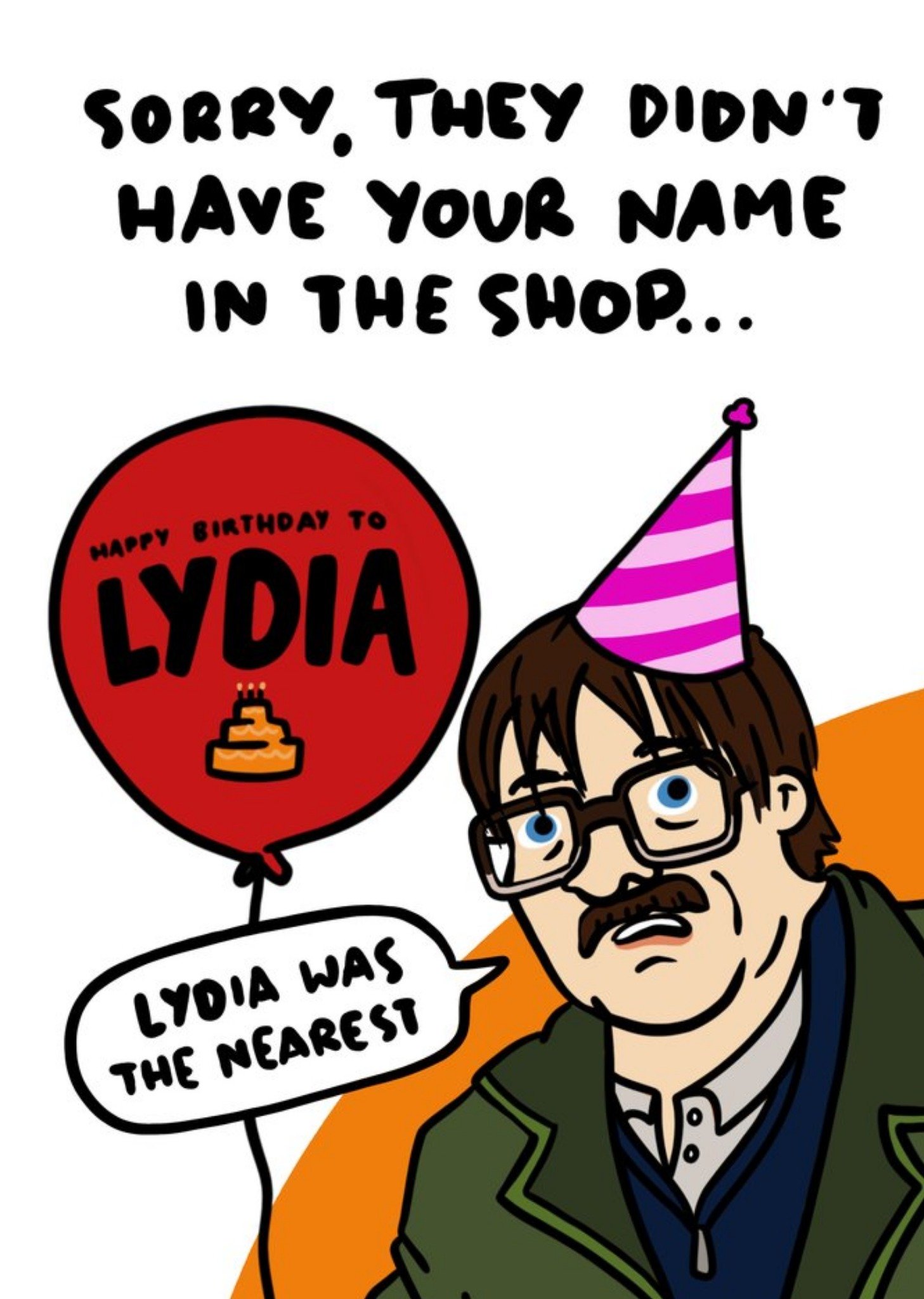 Moonpig Friday Night Dinner Funny Jim Lydia Was The Nearest Birthday Card