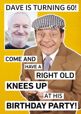 Only Fools And Horses Photo Upload Birthday Party Invitation