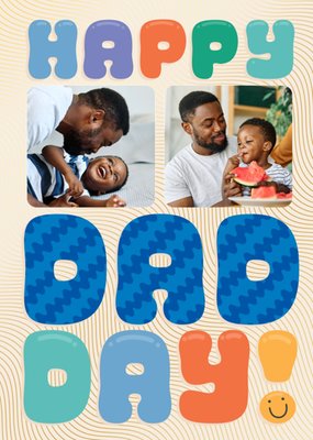 Happy Dad Day Photo Upload Father's Day Card