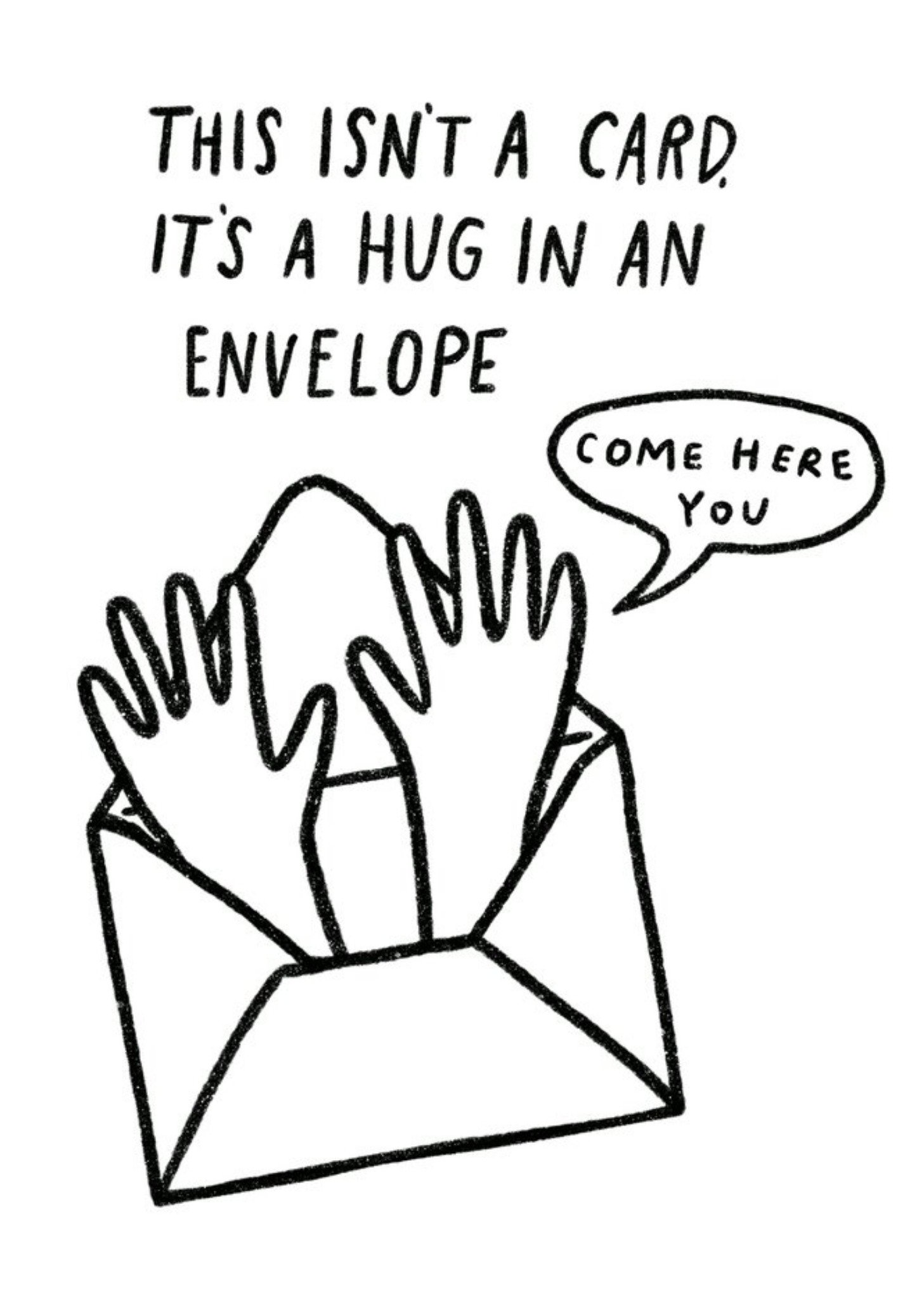 Moonpig Pigment Hug In An Envelope Birthday Card