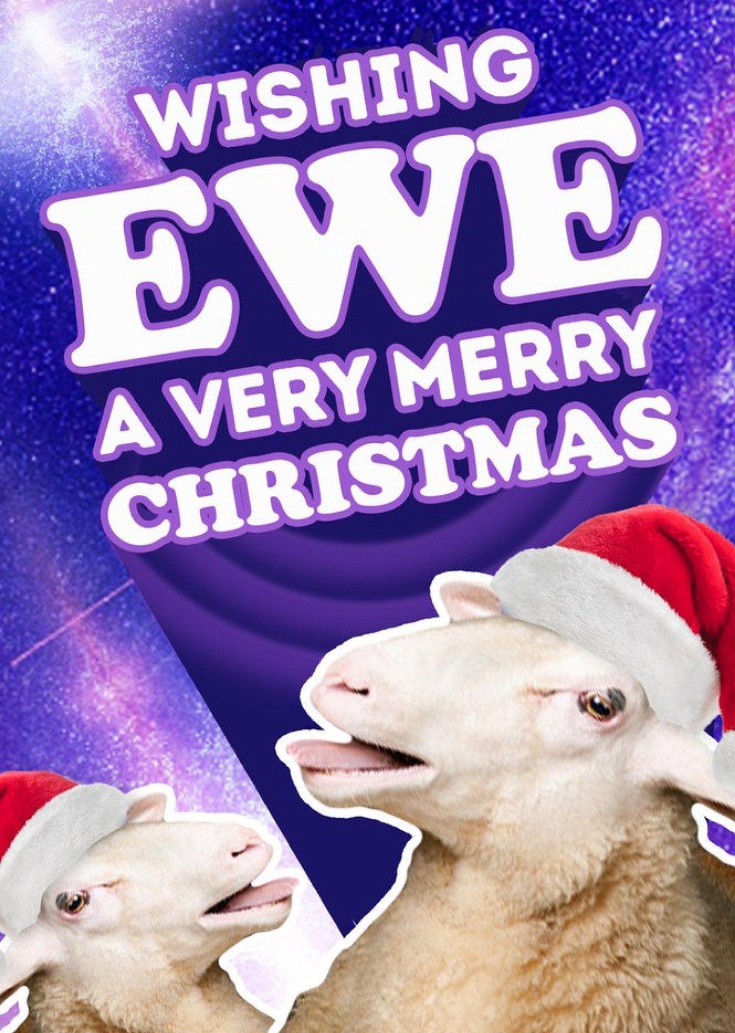 Moonpig Wishing Ewe A Very Merry Christmas Funny Card