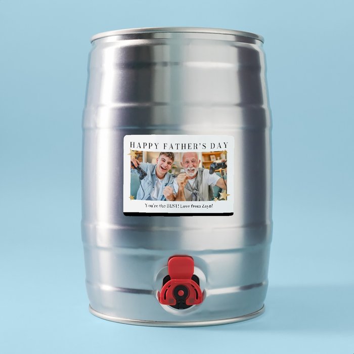 Personalised Happy Father's Day IPA Mini Keg