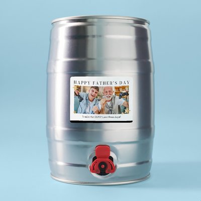 Personalised Happy Father's Day IPA Mini Keg