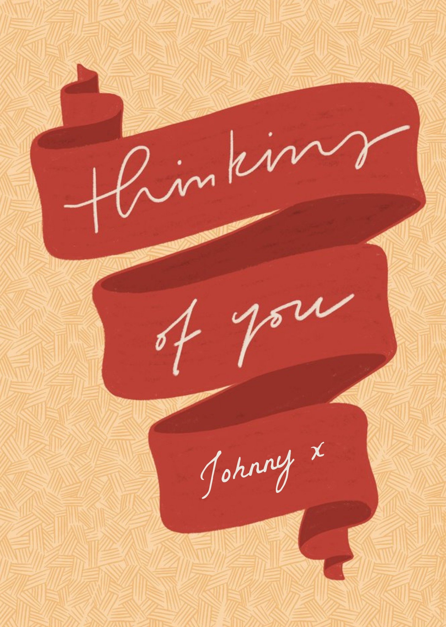 Moonpig Thinking Of You Banner Card