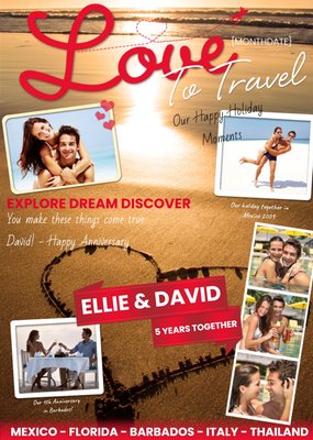 Love to travel Spoof Travel Card