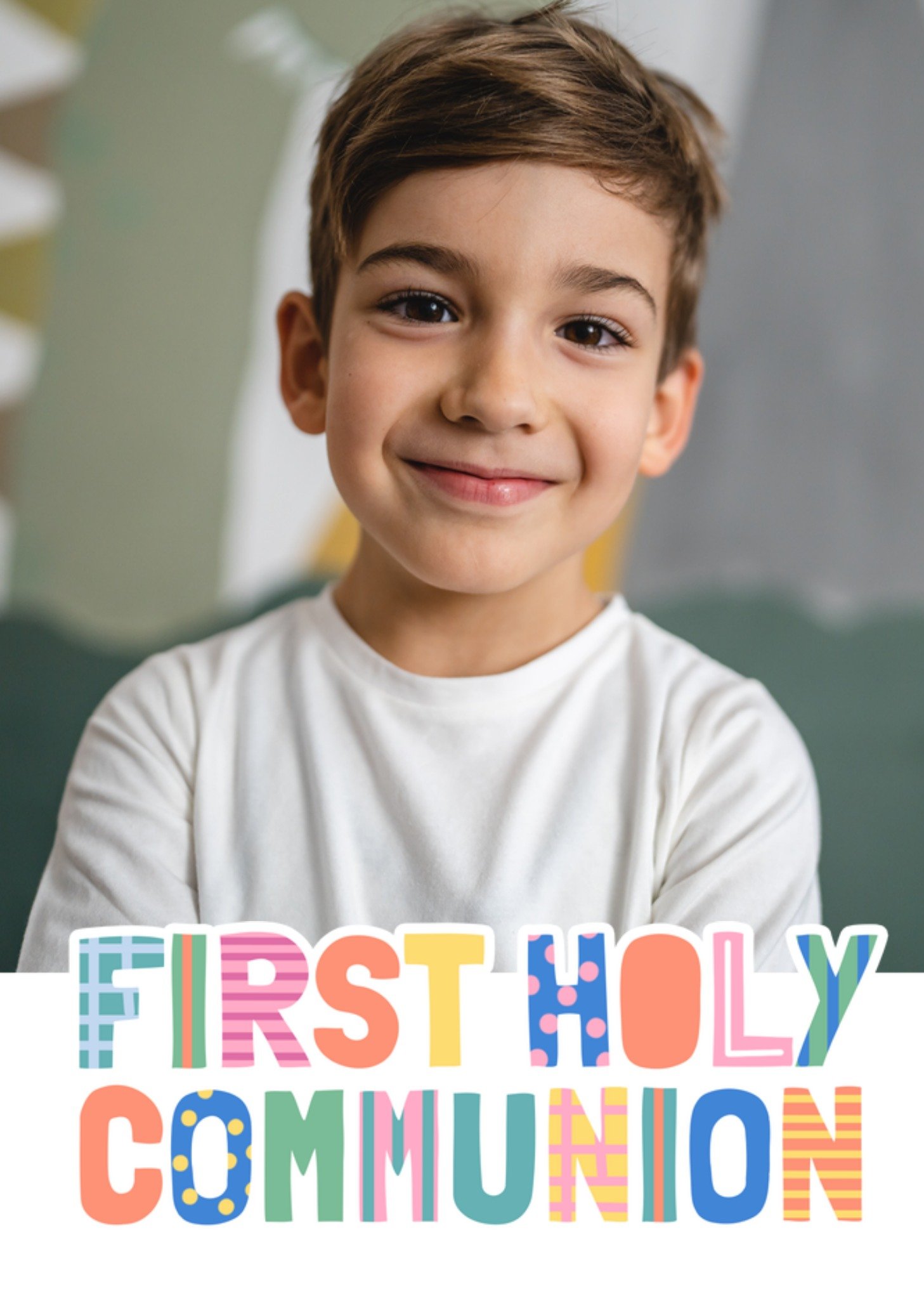 Moonpig First Holy Communion Photo Upload Card
