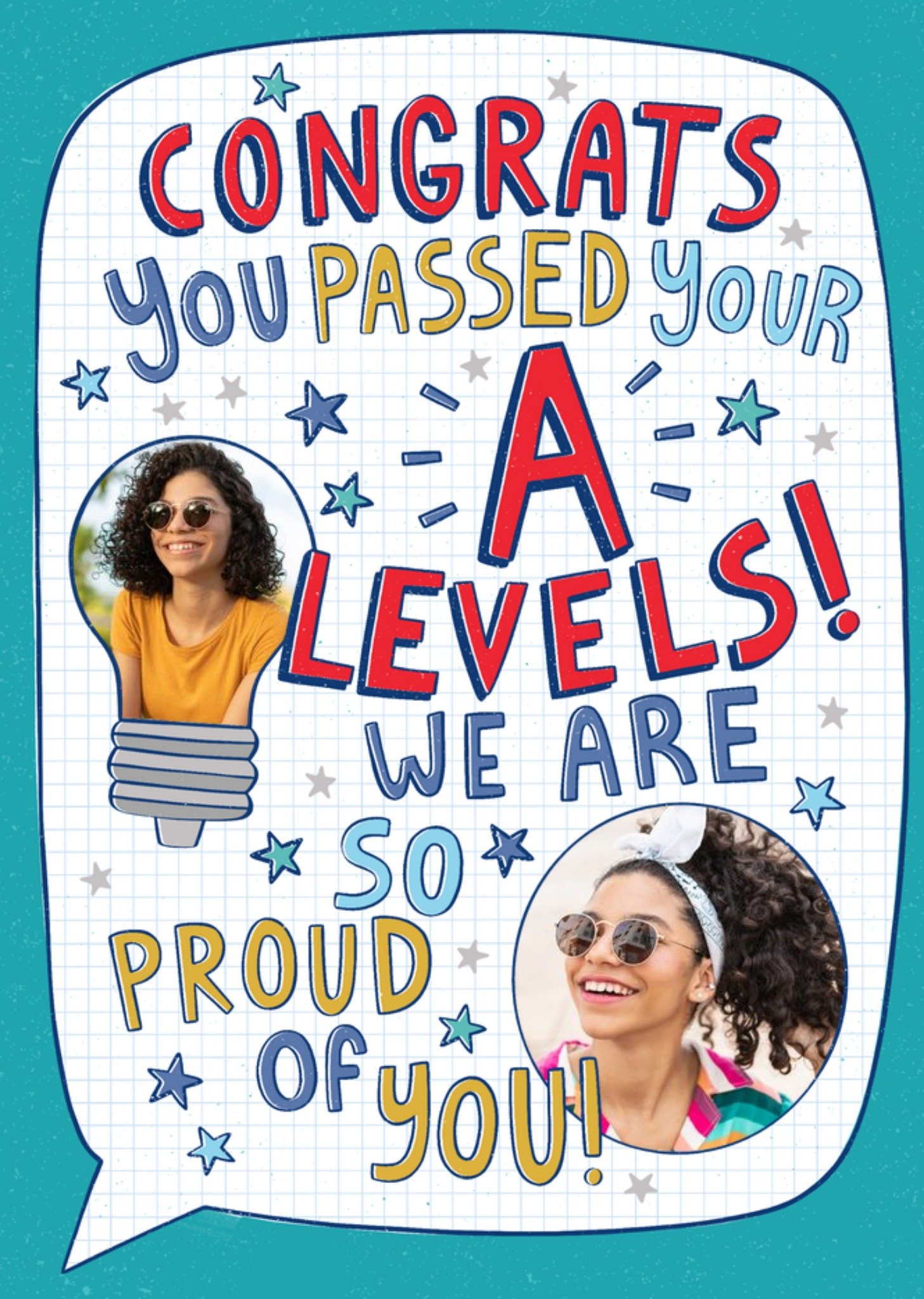 Moonpig Congrats You Passed Your A-Levels Photo Upload Exam Card
