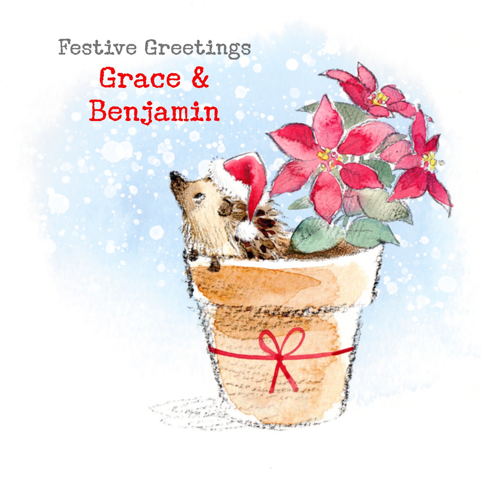 Moonpig Festive Greetings Christmas Card