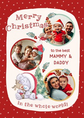 Tiny Tatty Teddy Photo Upload Christmas Card