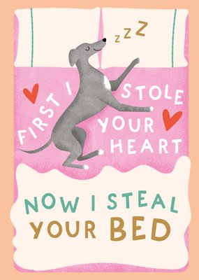 First I Stole Your Heart Then I Stole Your Bed Card