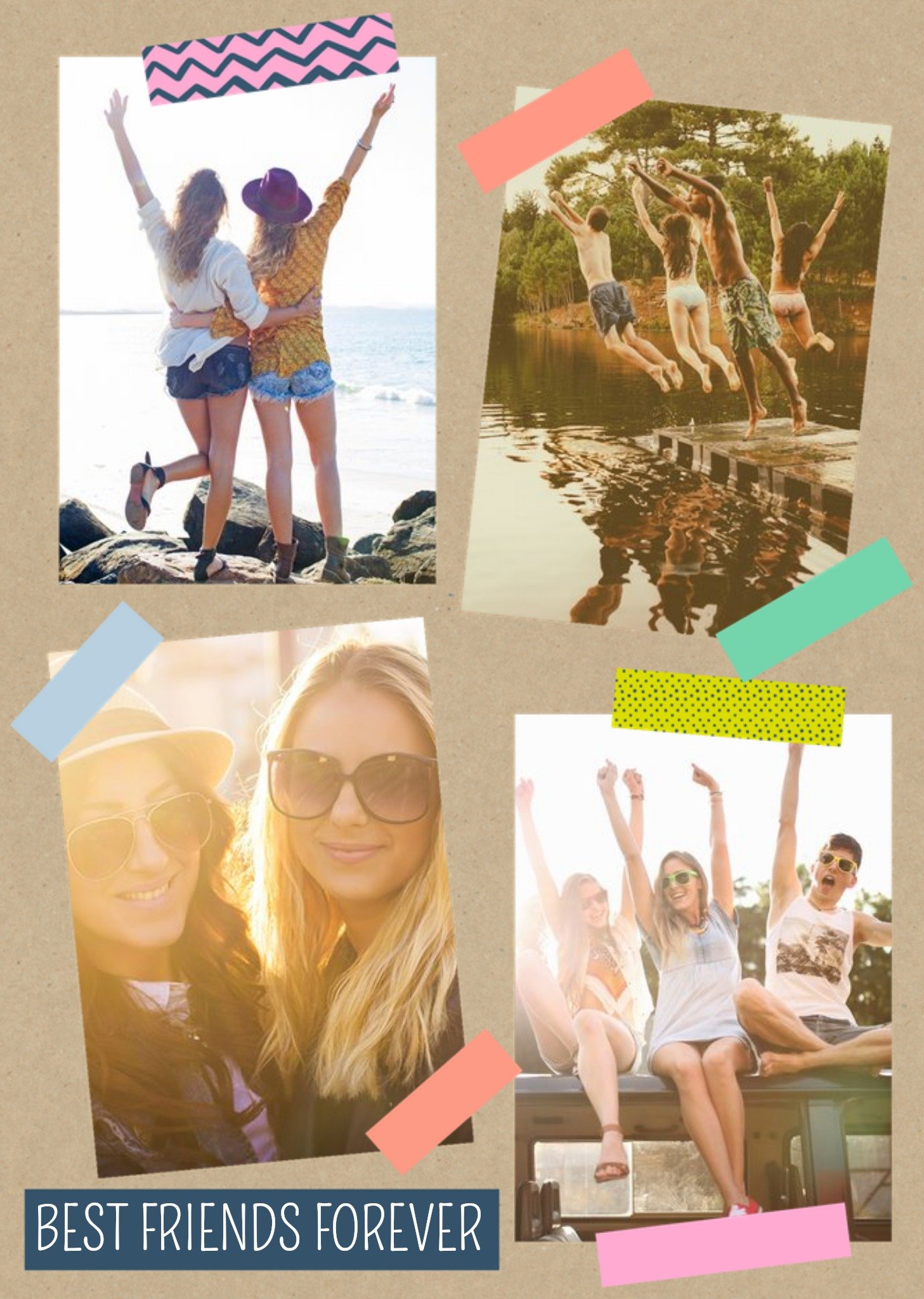 Moonpig Photo Upload Best Friends Forever Card