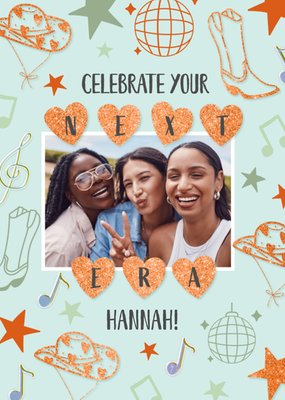 Celebrate Your Next Era Photo Upload Card