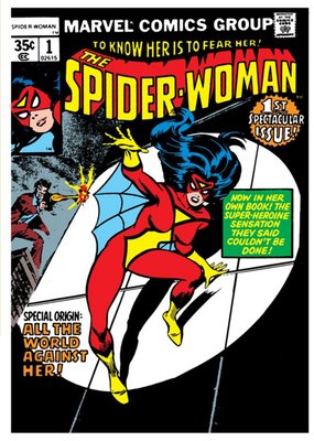 Marvel Comics the Spider-Woman Birthday Card