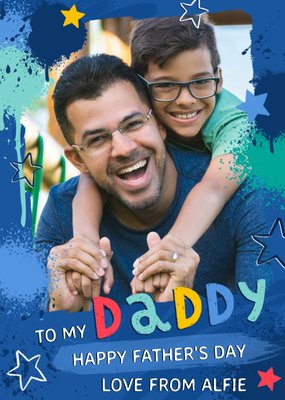 Studio Sundae To My Daddy Photo Upload Father's Day Card