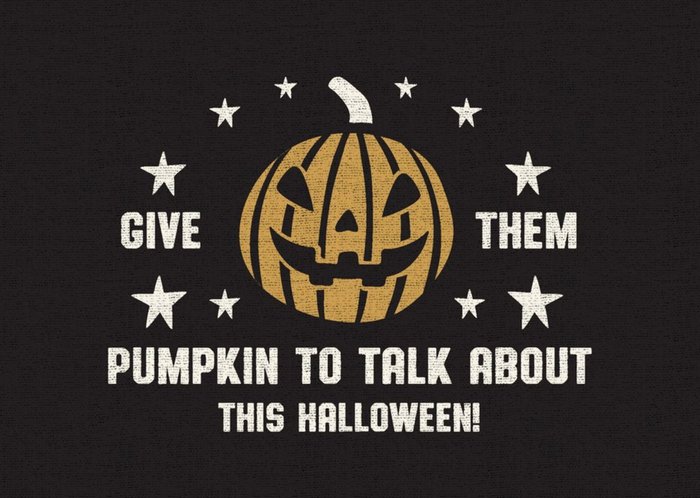 Pumpkin Pun Funny Halloween Card