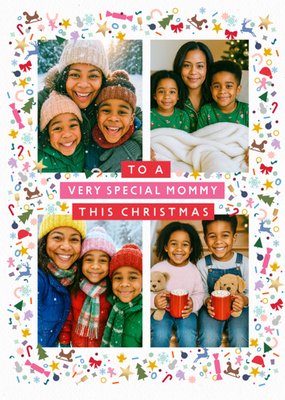 Special Mommy Photo Upload Christmas Card