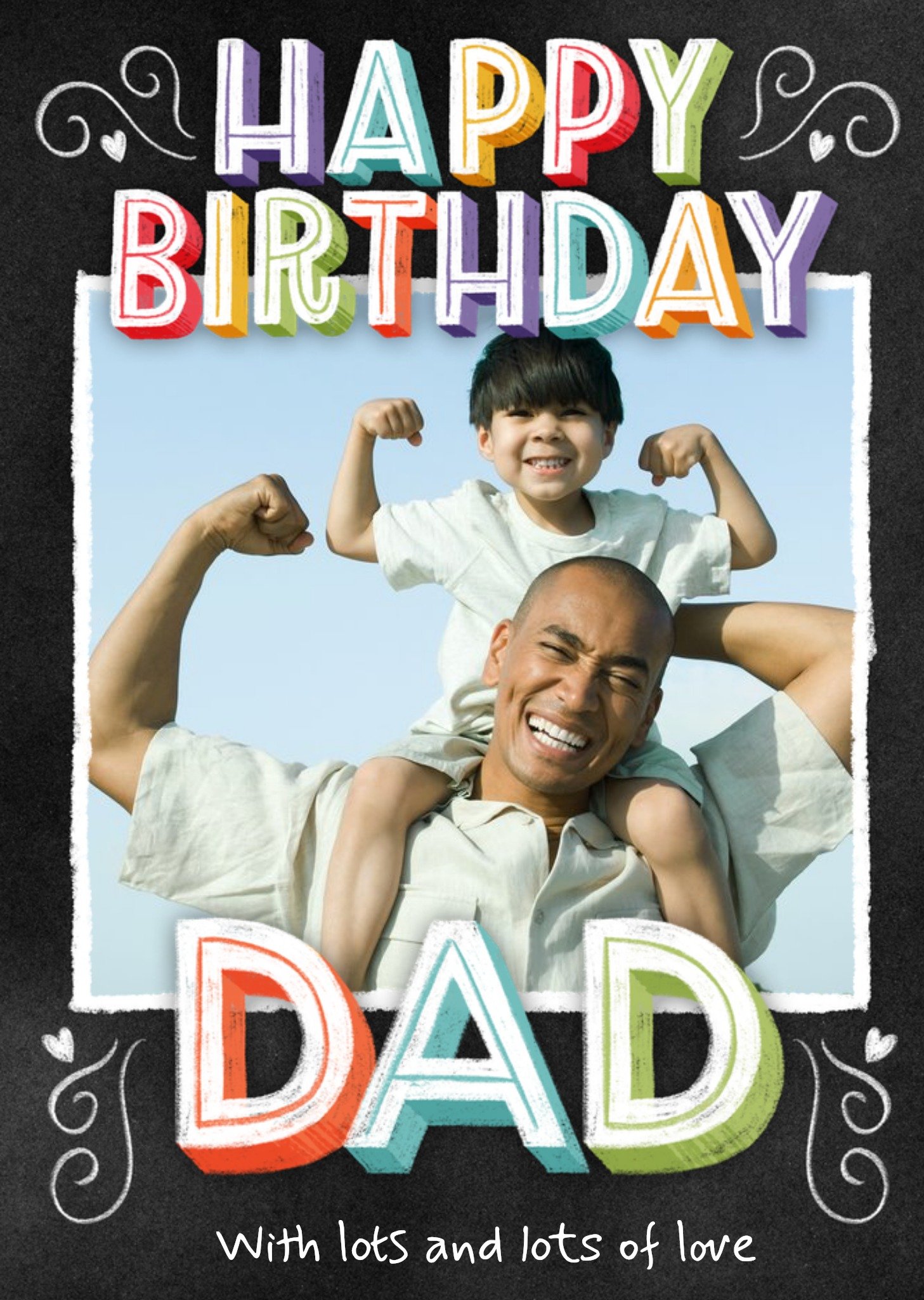 Moonpig Photo Upload Happy Birthday Dad Card