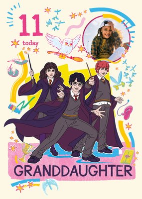 Harry Potter Photo Upload Birthday Card