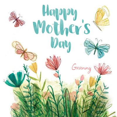 Mother's Day Card - Granny - floral