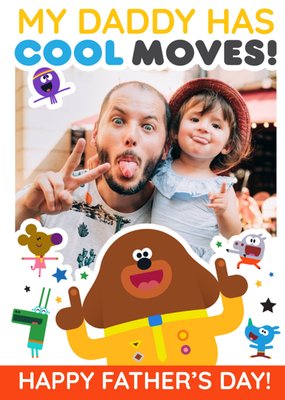 Hey Duggee My Daddy Has Cool Moves Happy Father's Day Photo Card