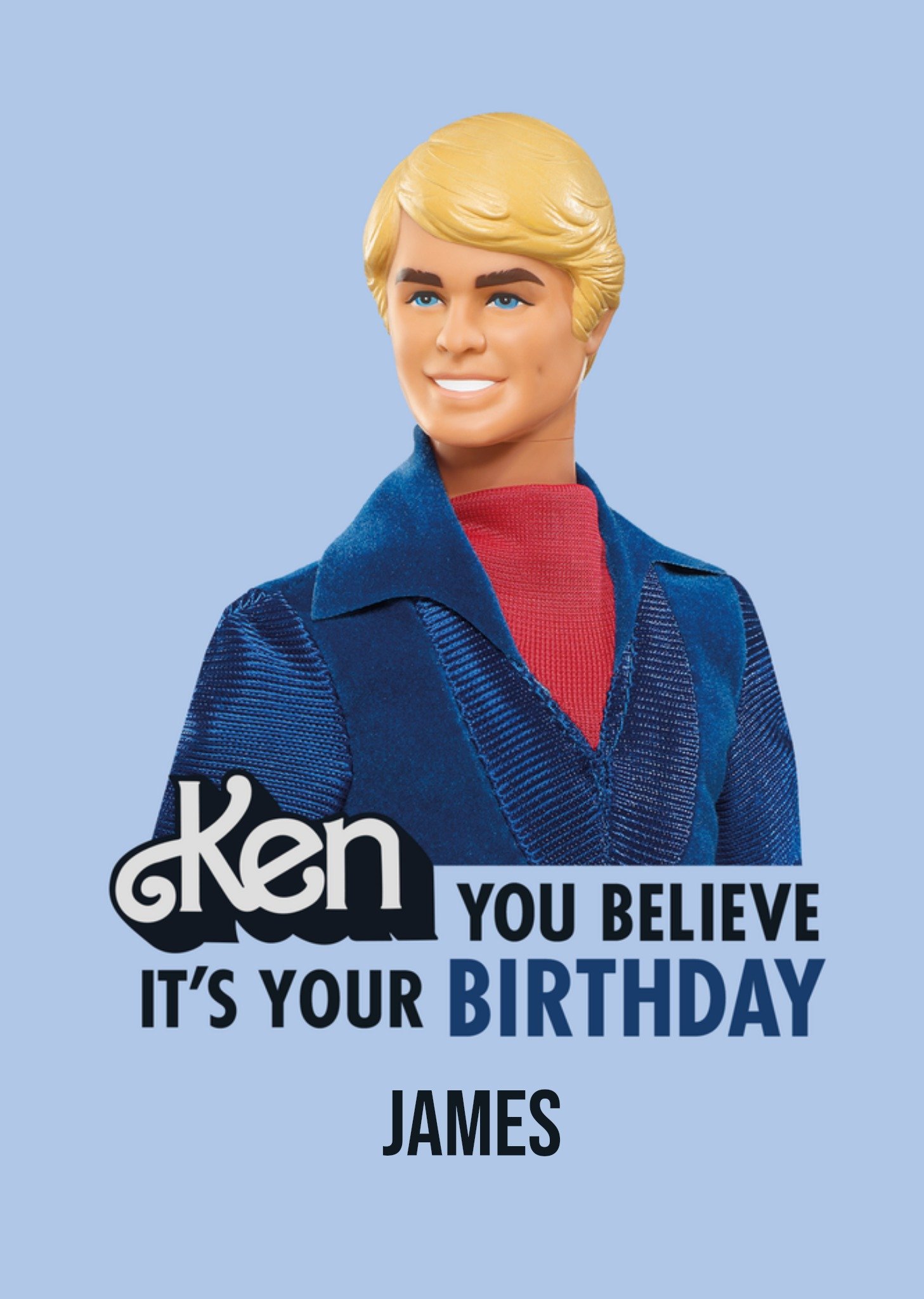 Barbie Ken You Believe It's Your Birthday Card