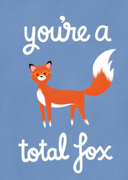 Fox Funny Cool Cute Card