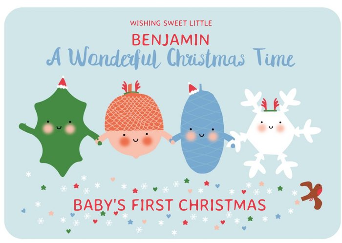 Baby's First Christmas Card