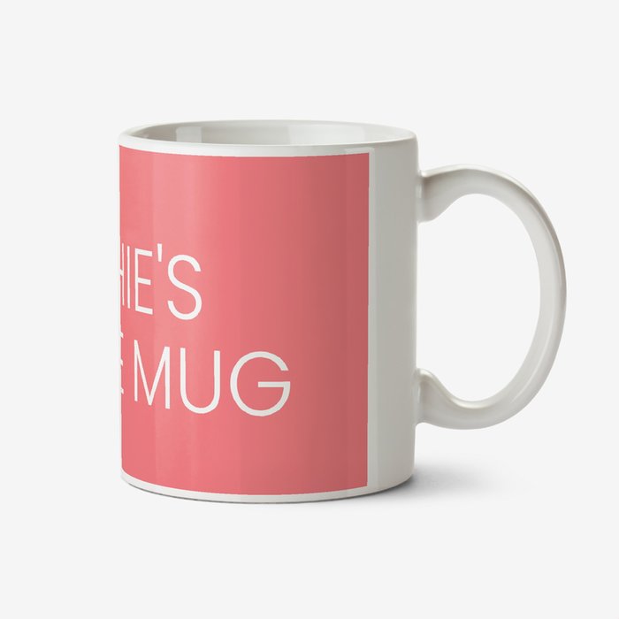 Pink Name Coffee Personalised Mug