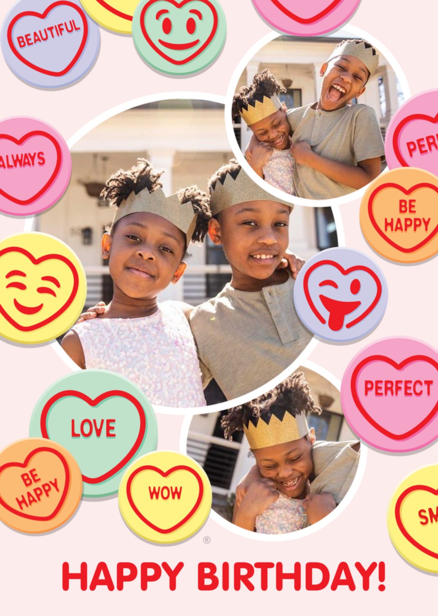 Swizzels Love Hearts Swizzels Photo Upload Birthday Card