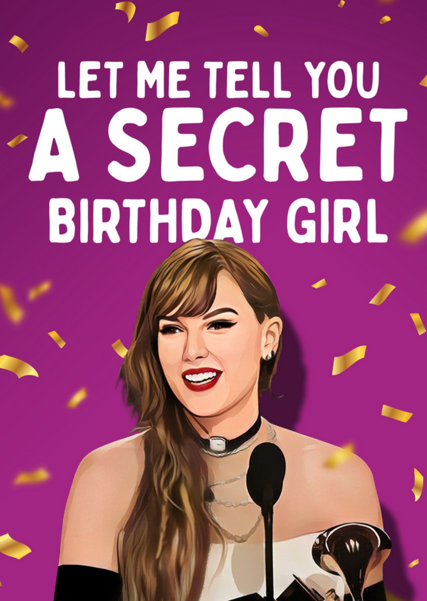 Moonpig Let Me Tell You A Secret Birthday Girl Card, Large