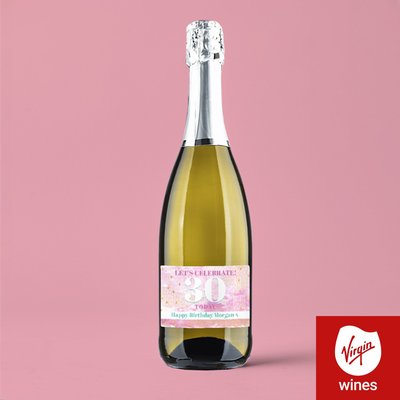Personalised Birthday Milestone Prosecco