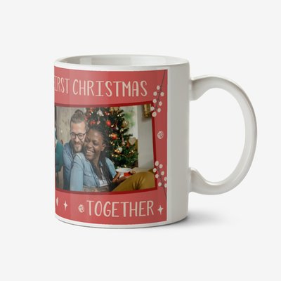 Euphoria First Christmas Together Photo Upload Mug