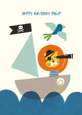 Pirate Birthday Card