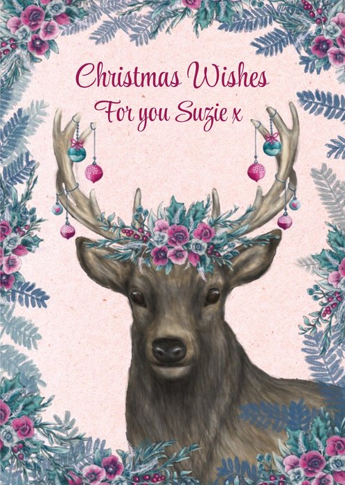 Wild Friends Christmas Card Christmas Wishes For You