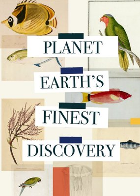 Natural History Museum Planet Earth's Finest Discovery Birthday Card