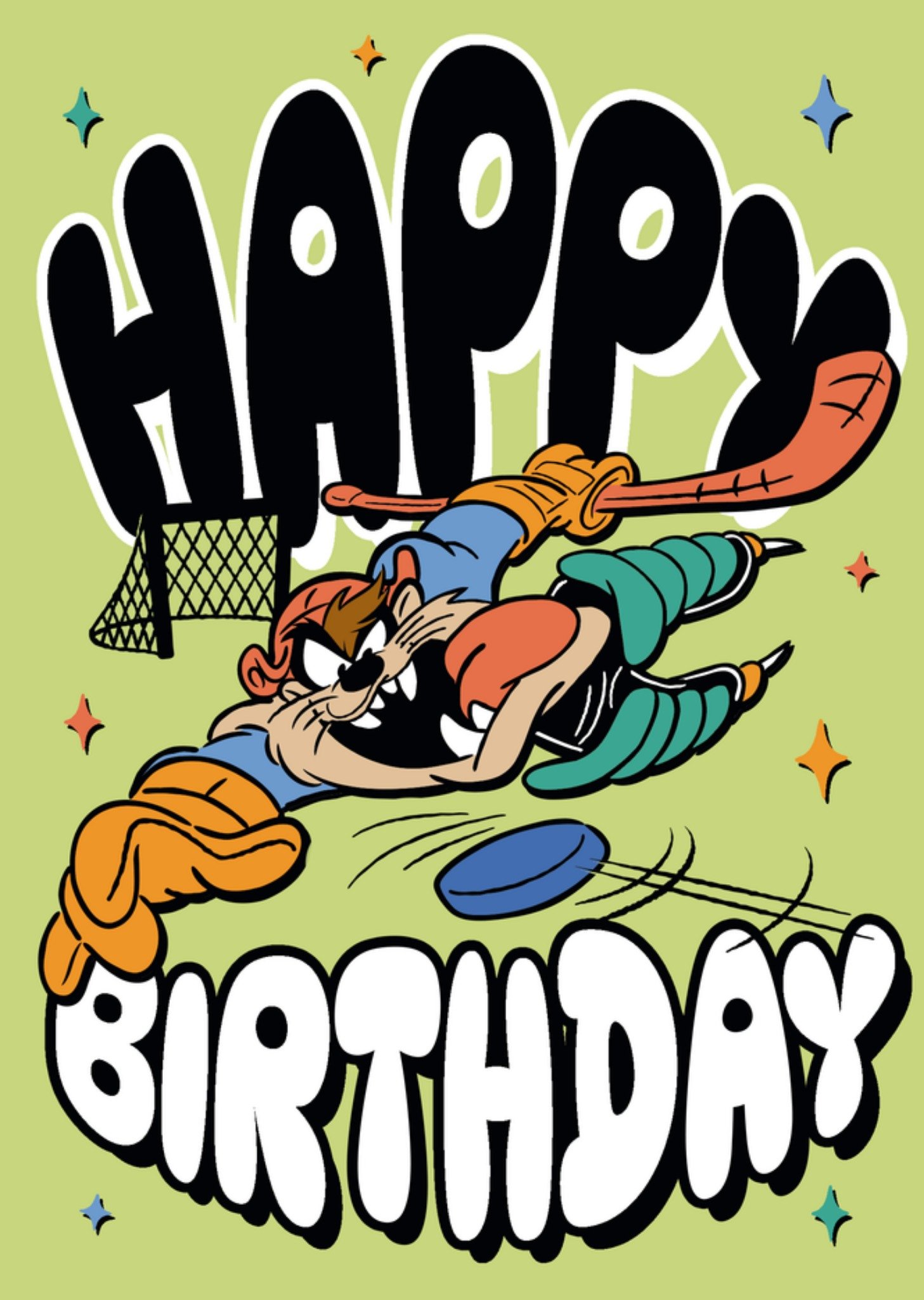 Moonpig Looney Tunes The Tasmanian Devil Birthday Card